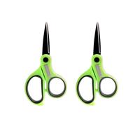 2Pcs Fishing Braid Line Scissors with Hook Sharpener, Portable Fishing Line Scissor for Thick Fishing Line, Paper, Cloth, Thread
