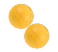 2pcs Fishing Marker Float PVC Foam Buoy Ball for Nets and Crab Traps | Yellow Pvc, Smooth Uv-resistant Surface, Lightweight Stable Buoyancy, Easy Installation for Deep Sea and Freshwater