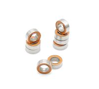 2Pcs Fishing Reel Bearings SMR74 2RS ABEC7 4 * 7 * 2.5 mm Stainless Steel Hybrid Ceramic Ball Bearing SMR74-2RS SMR74RS
