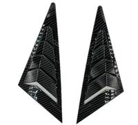 2PCS Fit For Honda Civic Sedan 8th 2006-2010 Car Front Window Quarter Louver Cover Side Vent Shutter Trim Scoop Car Rear Window Shutter Cover Rear Side Window Lou(Carbon Look)