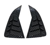 2PCS Fit For KIA RIO K2 2011~2015 Sedan Russia Version Car Rear Window Louver Cover Side Vent Shutter Trim Scoop Rear Window Louver