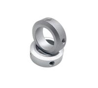 2PCS Fixed Ring SCCAW Shaft Locator Stop Collar SOH SCSBN Aluminum Alloy Surface Anodized Optical Fixed Clamp with Screws 6/8/10(SCSAW 10x16x8)