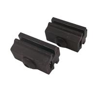 2pcs Fixture Locksmith Tools, 2.5cm*0.8cm Key Machine Vertical Clamp with Opening Double Sided Tooth