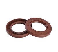 2PCS FKM FPM FR Oil Seals 12 X 21/22/24/25 X 4/5/6/7/8mm, Oil Resistant Fluorine Rubber Skeleton Double Lip Seals With Spring For Automotive (Size : 12X22X5)