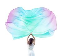 2PCS Flag Praise Dance Flag Praise Banner Semicelus Worship Wing Flag Stage Performance Unbearable Dance Flag Dance Props