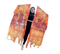 2Pcs Flame Pattern Worship Wing Flags Praise Dance Flags With Scalable Rods For Dance Banners Easy To Use Praise Worship With Scalable Rod
