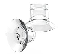 2PCS Flange Inserts 17MM, Compatible with KISSBOBO ABP-1508/ABP-1508Pro, Portable Breast Pump Flanges, Milk Collector 24MM Universal