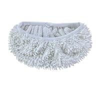 2pcs Flat Mop Refill Cloth Reusable Mop Pads for Flash Speedmop Ultra Large & Soft Microfibre Mop Head for Wet & Dry Household Replacement Mops Pad for Hardwood Tile (White, 45.3 * 11.7CM)