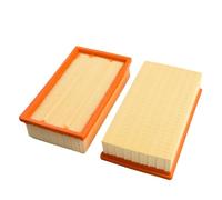 2Pcs Flat Pleated Filters，Compatible For Bosch GAS 35 L AFC GAS 35 L SFC+ GAS 35 M AFC Vacuum Cleaner Parts Cleaning Tools Accessories