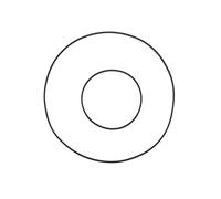 2PCS Flat Transmission Belt RQ CW05 LP Record Player Phonograph Gramophone Turntable Drive Belt