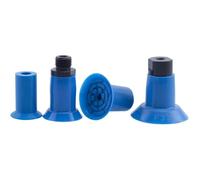 2Pcs Flat Vacuum Suction Cup Industrial Bag Opening Suction Nozzle Film Plastic Bag PE Bag Suction Cup Strong Suction Force F18(One-eighth connector)