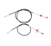 2pcs Flexible Claw Grabber Tool Stainless Steel Pp Sewer Cleaner Hook