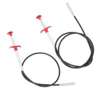 2pcs Flexible Sewer Cleaner Hook Stainless Steel Pp Four Claw Grabber