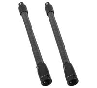 2pcs Flexible Socket Extension Rod Steel Bendable Wrench Extender Tool | Flex Shaft, Spring-loaded Mechanism, Reaches Tight Spaces, Supports Nuts Bolts, Engine Components, and Assembly Work