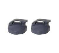 2Pcs Flip Top Cup Lids, Juicer Replacement Part, Blender Sealing Cover, Plastic Resealable Lids for Blender, Mixer, Juicer