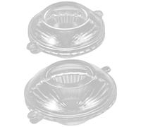 2pcs Floating Candle Mold Set for Beginner Crafters, Plastic | Smooth Surface, One Large and One Small Mould, Portable Lightweight Design, Candle DIY Workshop Use