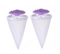 2pcs Floating Meshes Laundry Hair Catcher Filtering Meshes Bag for Washing Machine Pet and Lint Remover Washing Machine Lint Remover