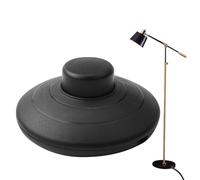 2Pcs Floor Lamp Foot Switch,Inline Pedal ON/OFF Control Black Round Floor Foot Switch Replacement Switch for Standing Lamps and Small Appliances 250V 2A Compatible with 2 Core Flex(Welding Required)