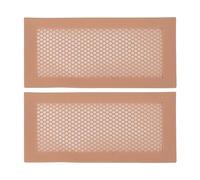 2Pcs Floor Vent Covers,Baby Proof Vent Cover,Soft Silicone Vent Cover,for Home Floor,Catches Debris Hair Prevents Creepy Crawlies,Easy Instal,12.6 * 6.7in (Pink)