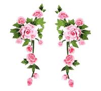 2PCS Floral Embroidered Cloth Patching, A