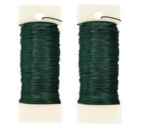 2pcs Florist Wires Green, Flower Arranging Accessories