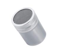 2PCS Flour Sugar Salt Shaker, Fine Mesh Stainless Steel Chocolate Shaker Icing Sugar Salt Cocoa Flour Coffee Shaker Sifter Flour Duster for Baking Cooking, Icing Sugar Salt(M)