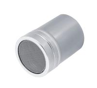 2PCS Flour Sugar Salt Shaker, Spice Shaker Stainless Steel Chocolate Shaker Icing Sugar Salt Cocoa Flour Coffee Shaker Sifter with Lid Powder Dispenser Seasoning Shaker for Baking(S)