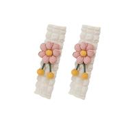 2PCS Flower Car Seat Belt Covers, Cute Car Seat Belt Pad Neck Cushion for Kids and Adults, Comfortable Car Seatbelt Shoulder Strap Protector Covers, Car Accessories for Most Vehicles (Pink)