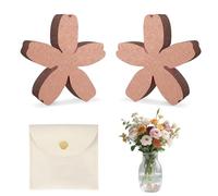 2Pcs Flower Food Alternative for Fresh Cut Flowers with Storage Bag Copper Charm Keeps Vase Water Clear Flower Food Packets Cut Flower Food Fresh Cut Flower Food for Home,Kitchen Vase (Flower)