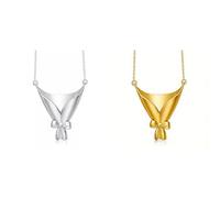 2Pcs Flower Holder Necklace for Real Flowers, Minimalist Metal Vase Pendant for Fresh or Dried Blooms, DIY Birth Flower Pressed Flowers Insert Necklace, Creative Bouquet Jewelry Gift for Mom Wife