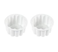 2pcs Flower Petals Silicone Mousses Cake Molds For Birthdays And Gatherings Creative Dessert Chocolate Baking Tool