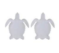2Pcs Flower Shape Silicone Geode Resin Molds Animals Sea for Turtle Resin Tea Mat Art Craft to