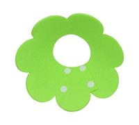 2pcs Flower Shaped Elizabethan Cat Recovery Collar Collar Wound Healing Protective Cone for Kitten Puppy Pet Supplies(Green,L 25cm)