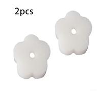 2PCS Flower Shaped Scum Sponge for Spas and Pools Oil Absorbing Filter Sponge for Dirt and Grease Removal