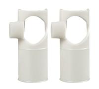 2pcs Flute Blowing Aid Trainer for Beginners, Nylon Beige Mouthpiece