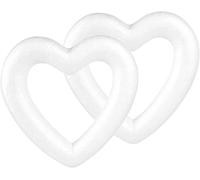 2pcs Foam Heart Shape Art Craft Project for DIY Modeling Arts Projects Supplies - 20CM