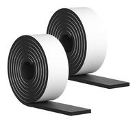 2Pcs Foam Insulation Tapes 13.1ft Soundproof Self Adhesive Weather Stripping Weatherproof Foam Tape for Sliding Door, Windows Weather Stripping