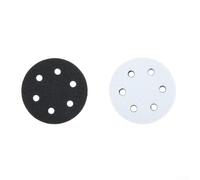 2pcs Foam Interface Pad 3 Inch Diameter 6 Hole Configuration for Orbital Sanders and Backing Pads to Improve Abrasive Contact