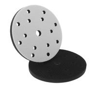2pcs Foam Sanding Interface Pad 6 Inch Hook and Loop 15-hole