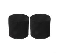 2PCS Foam Speaker Port Bungs 35/44/55/60/65mm Diameter x 50/65/50/60mm Height, Black - Open Cell Foam for Reducing Bass Boominess, Optimizing Audio Performance, Suitable for Speakers Close to Wall