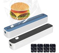 2PCS Foil And Cling Film Dispenser, Cling Film Dispenser, Kitchen Foil Dispenser | Dual Separator with Suction Cups for Effortless Wrap & Foil Handling