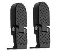 2pcs Foldable Bicycle Rear Foot Peg Black Aluminium Alloy Passenger