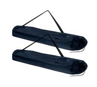 2pcs Foldable Chair Bag 92x25cm Polyester Sack with Shoulder Strap for Camping Gear Yoga Mat Tripod Garden Tools Storage(cyan-blue)