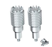 2Pcs Foldable Remote Controller Thumb Rockers Joysticks for UAV Transmitters for FPV/ 2/3/ Aluminum Alloy Controller Sticks