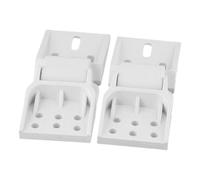 2Pcs Folding Duck-Mouth Buckle Hook Freezer Plastic Hinge Freezer Refrigerator Door Six Hole Clip Door Hinge Accessories