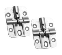2pcs Folding Flip Top Hinge Adjustable 180 Degree Locking for Wardrobe