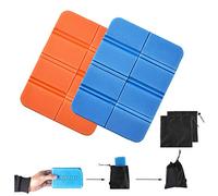 2PCS Folding Foam Sit Mat Thermally Insulated Folding Seat Pad Moisture-Proof Folding Seat Mat XPE Portable Waterproof Mat for Outdoor Camping Park Picnic Hiking Playground