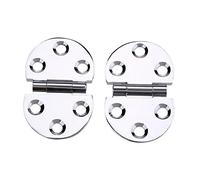 2Pcs Folding Rotating 180 Degree Copper Mini Hinges Home Furniture Hardware Hinge for Folding Tabletop Sewing Machine Table