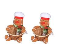 2pcs Food present Kid Basket Kids Basket Candy for Kids Cookie Decorating Supplies Candy for Kids Christmas Gifts Kids Candy Basket for Kids Large Child Bamboo Storage Basket