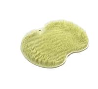 2pcs Foot Wash And Foot Rub For Lazy People Foot Massage Mat For Home Bathroom Exfoliating Back Bath Mat With Suction Cup for Men(Green)